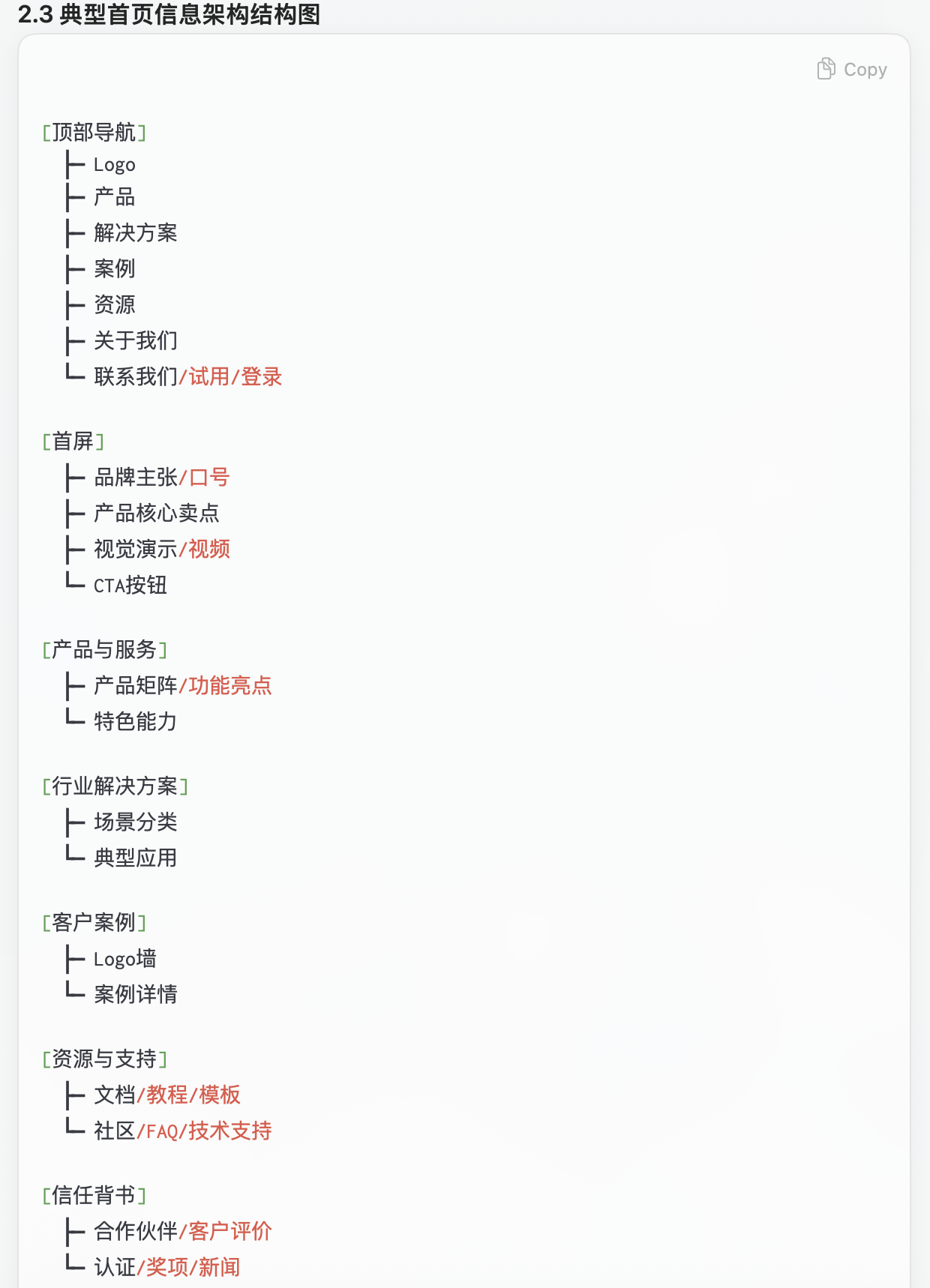 AI信息架构归纳