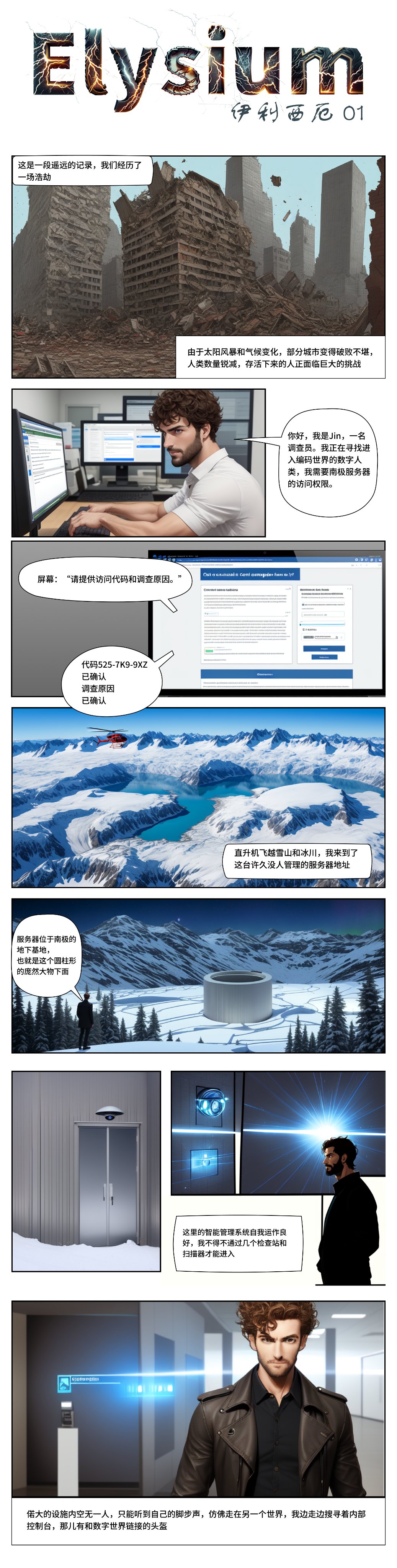 AI漫画第一页