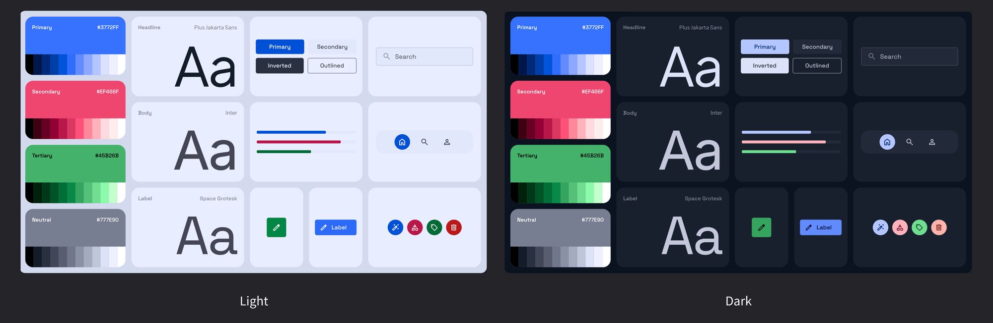 Google Stitch 中的 DESIGN.md 示例界面