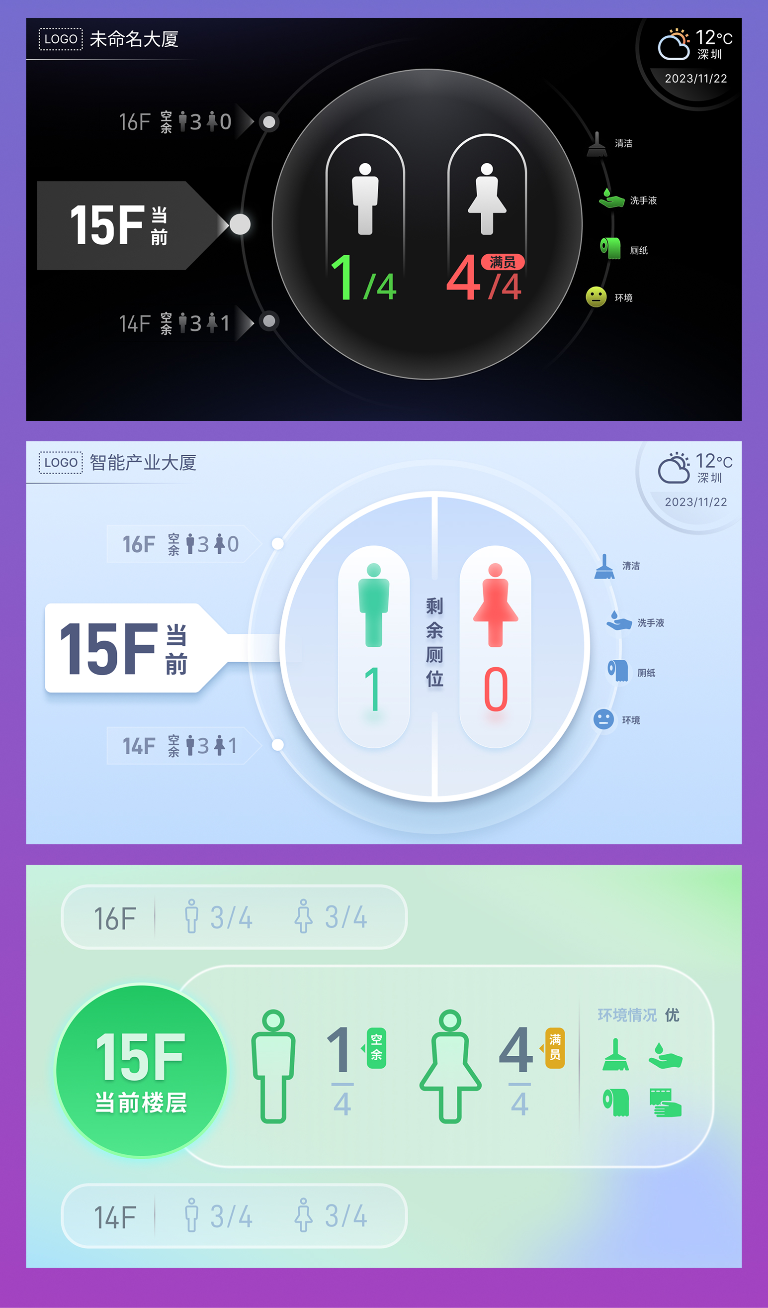 智慧厕所导视